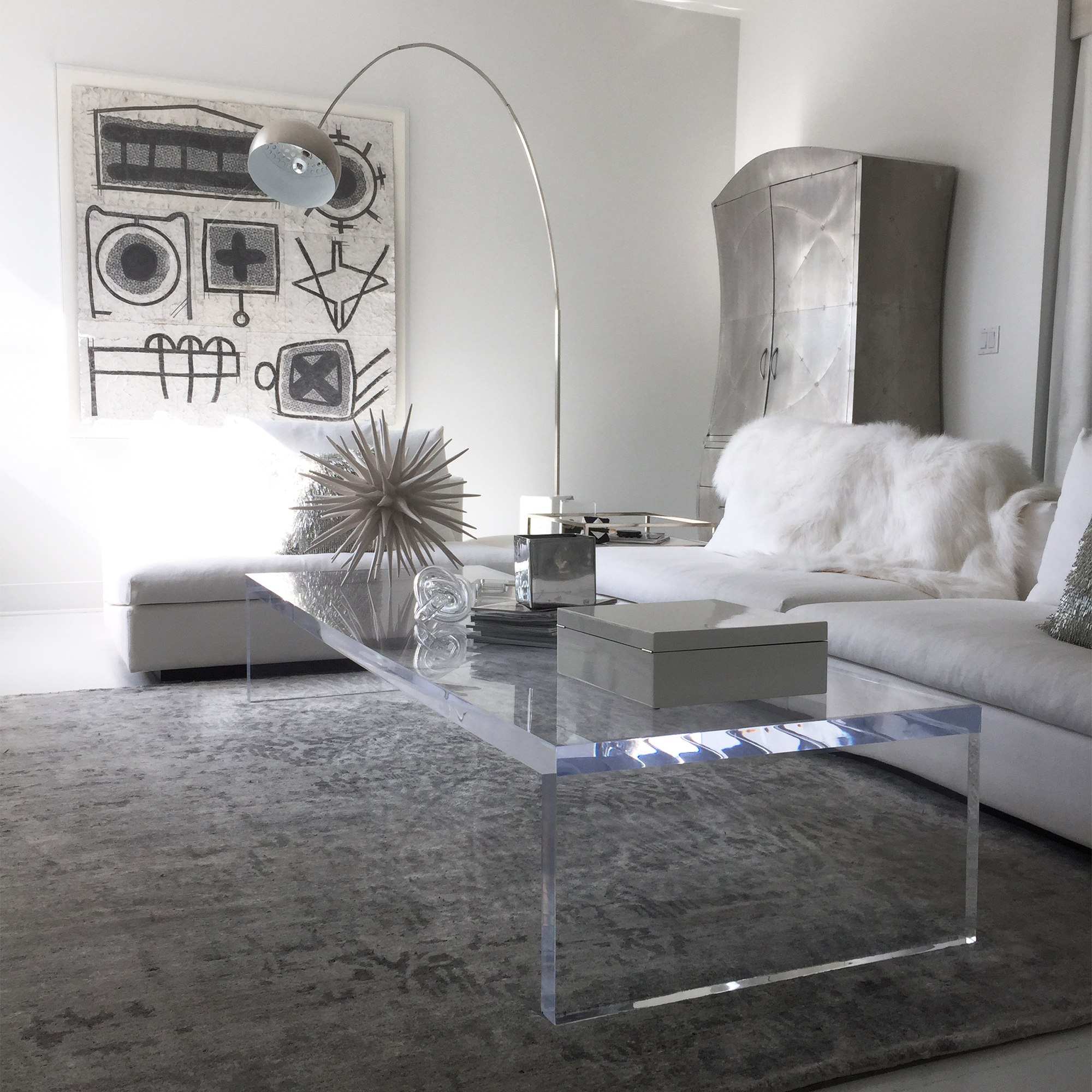 custom acrylic coffee table