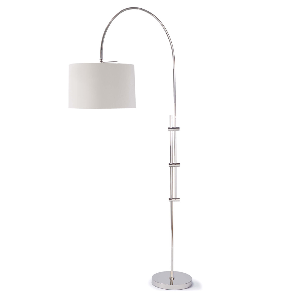 Arc Floor Lamp With Fabric Shade - VILLA VICI | furniture store and ...