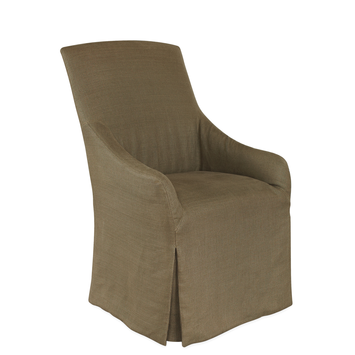 Slipcovered Campaign Dining Chair C5101-41 - Image 1