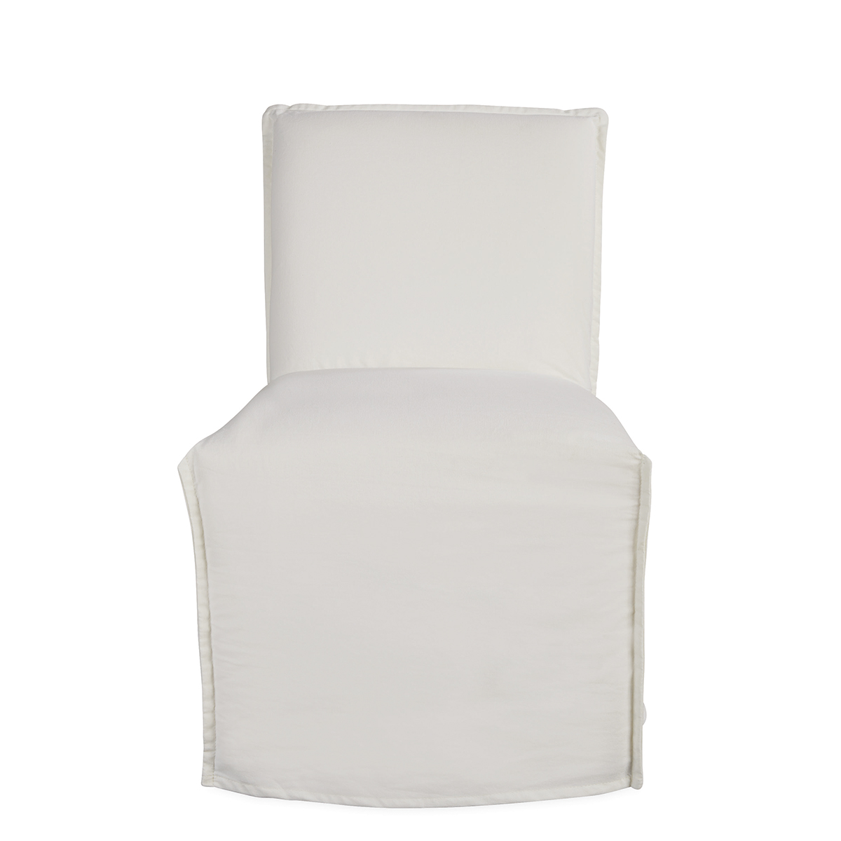 Slipcovered Armless Dining Chair C1747-01 - Image 2