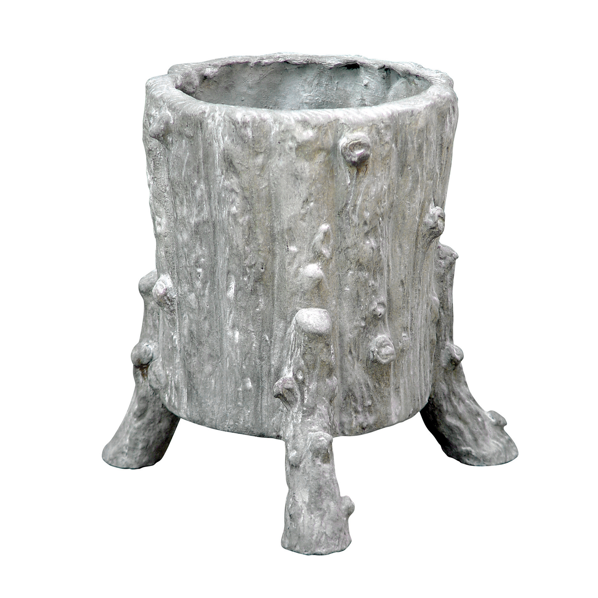 Footed Bark Vase - Image 1