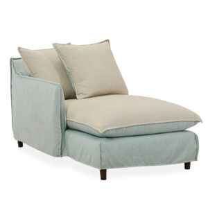 Agave Outdoor Slipcovered One Arm Chaise
