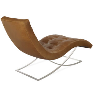 Leather Chaise Lounge L1549-21 - Thumbnail Image 4