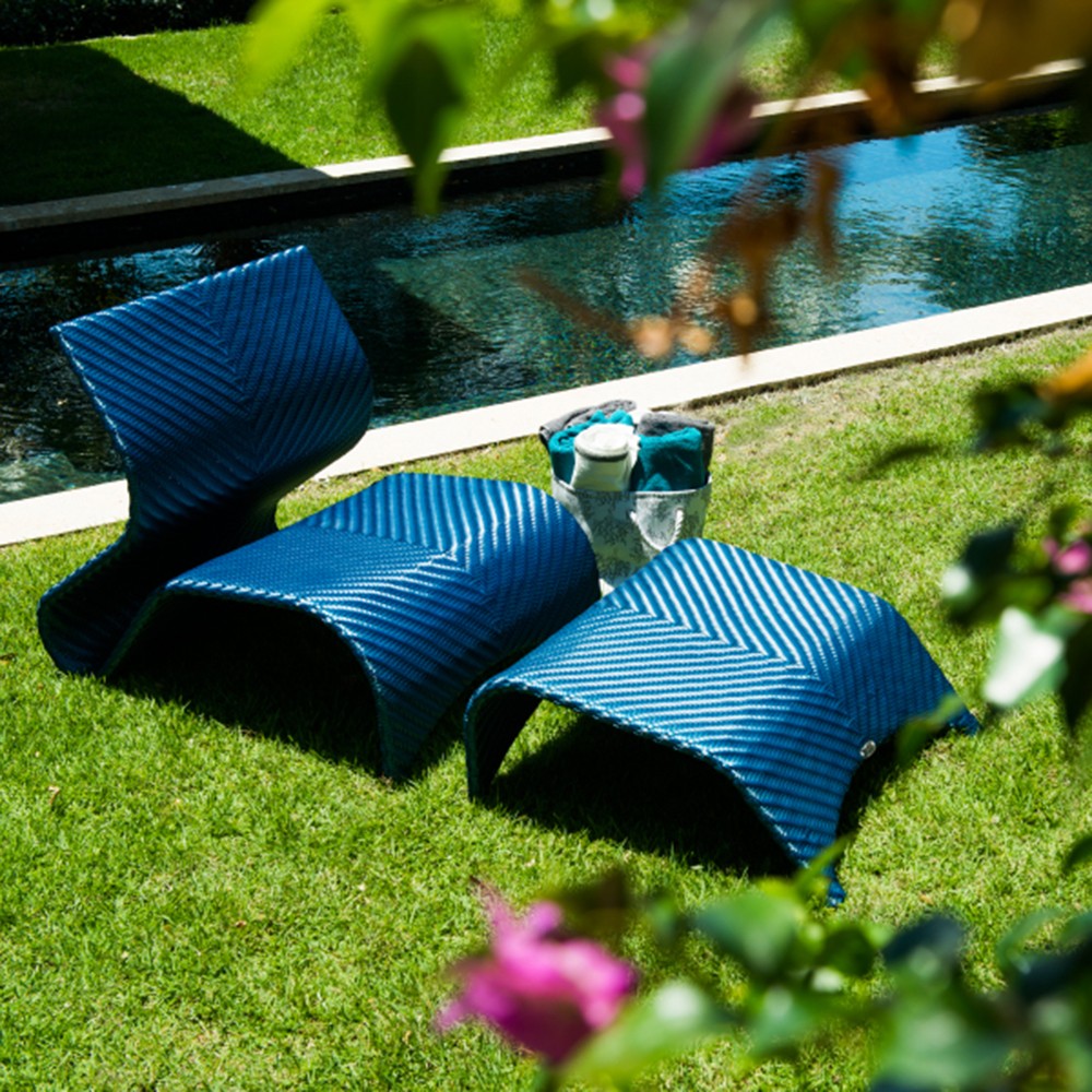 Maui Chair and Ottoman - Image 1