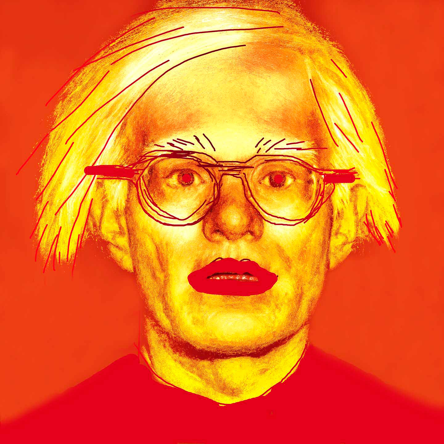 Andy Warhol Orange by Lee Crum - Image 1