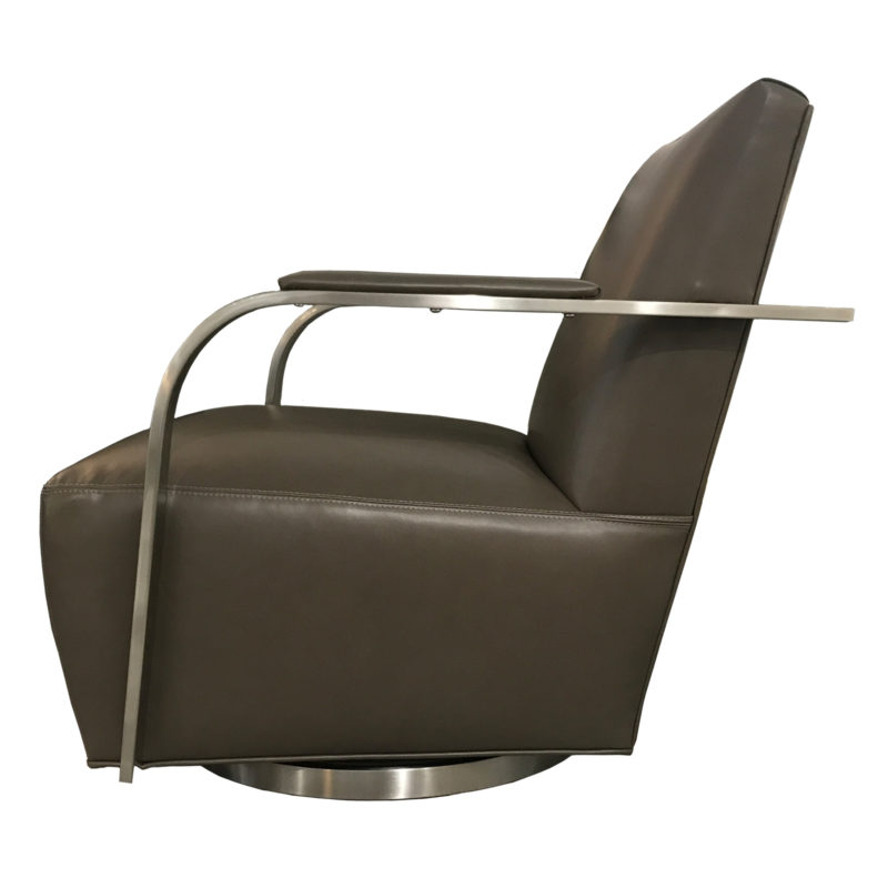 Zac Swivel Lounge Chair - Image 2