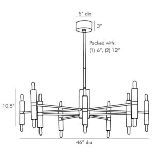 BOZEMAN CHANDELIER - Thumbnail Image 7