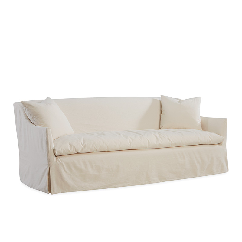 Bench Seat Slipcovered Sofa C3621 - Image 1