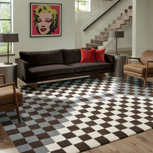 Chubbies’ Checkers Rug
