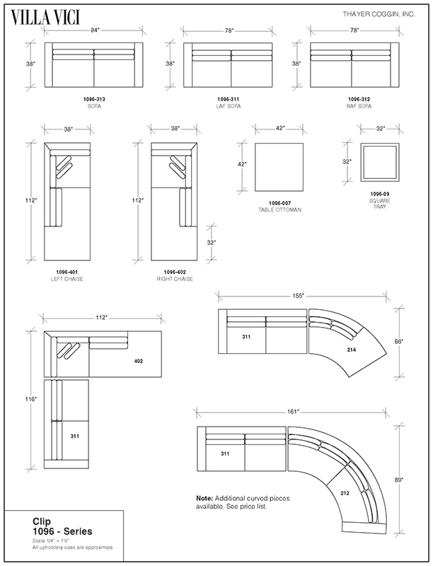 Clip Sectional 1096 Series - Image 5