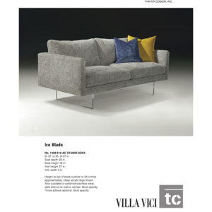 Ice Blade Studio Sofa - Thumbnail Image 2