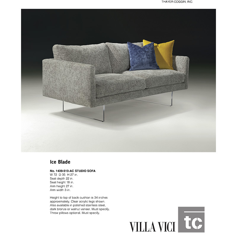Ice Blade Studio Sofa - Image 2