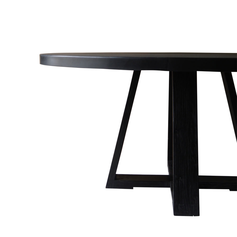 Concrete and Reclaimed Elm Table - Image 5