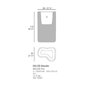 Milos_Planters_70022_specs_Vondom_VillaVici