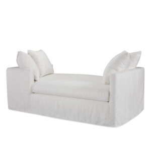 Nandina Outdoor Slipcovered Double Chaise - Thumbnail Image 2