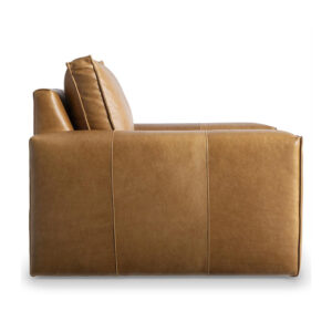Nest Leather Swivel Chair - Thumbnail Image 3