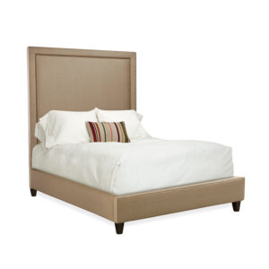 Upholstered Square Headboard Bed - Thumbnail Image 2