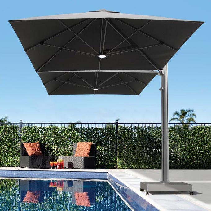 Unity Multi-Canopy Cantilever Umbrella - Image 1