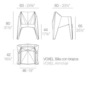 Voxel armchair - Thumbnail Image 4