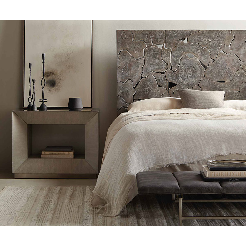 Calavaras Laminated Teak Panel Bed - Image 6