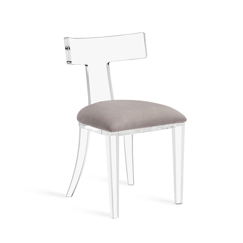 TRISTAN ACRYLIC KLISMOS CHAIR - Image 1