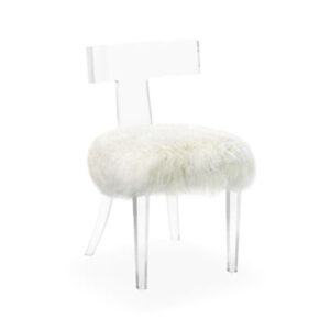 TRISTAN KLISMOS SHEEPSKIN CHAIR